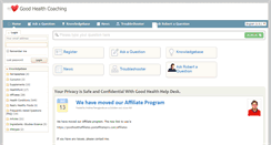 Desktop Screenshot of goodhealthhelpdesk.com